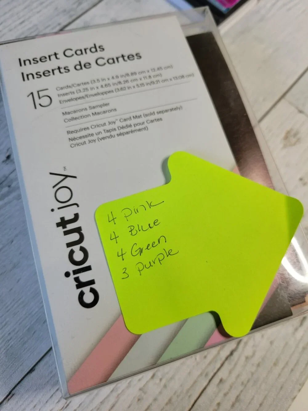 Cricut Joy Insert Card Packs